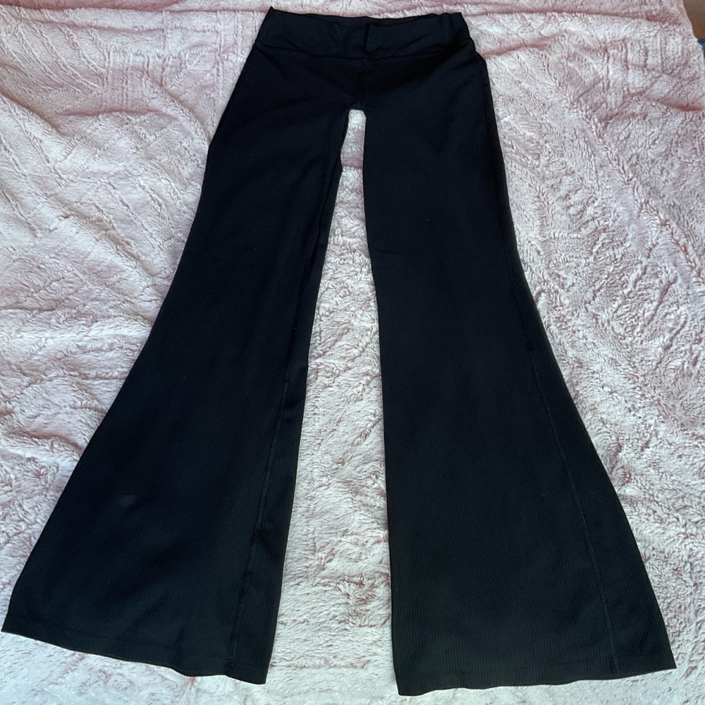 Elegant Black Flared Women's Pants